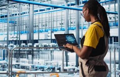 API manufacturing plant setup with industrial automation and smart factory control system