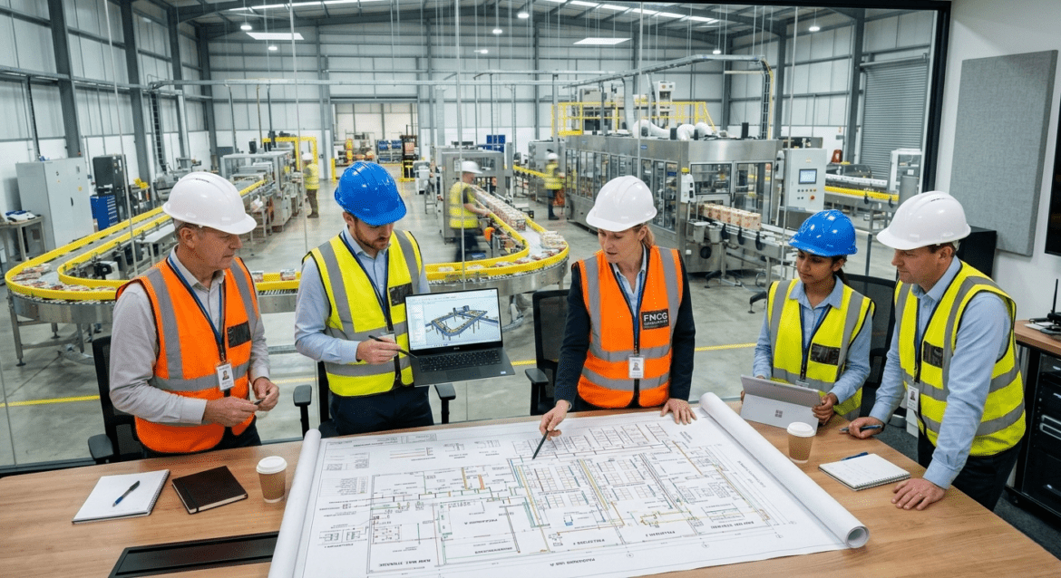 How Engineering Consultants Optimise FMCG Plant Layout?