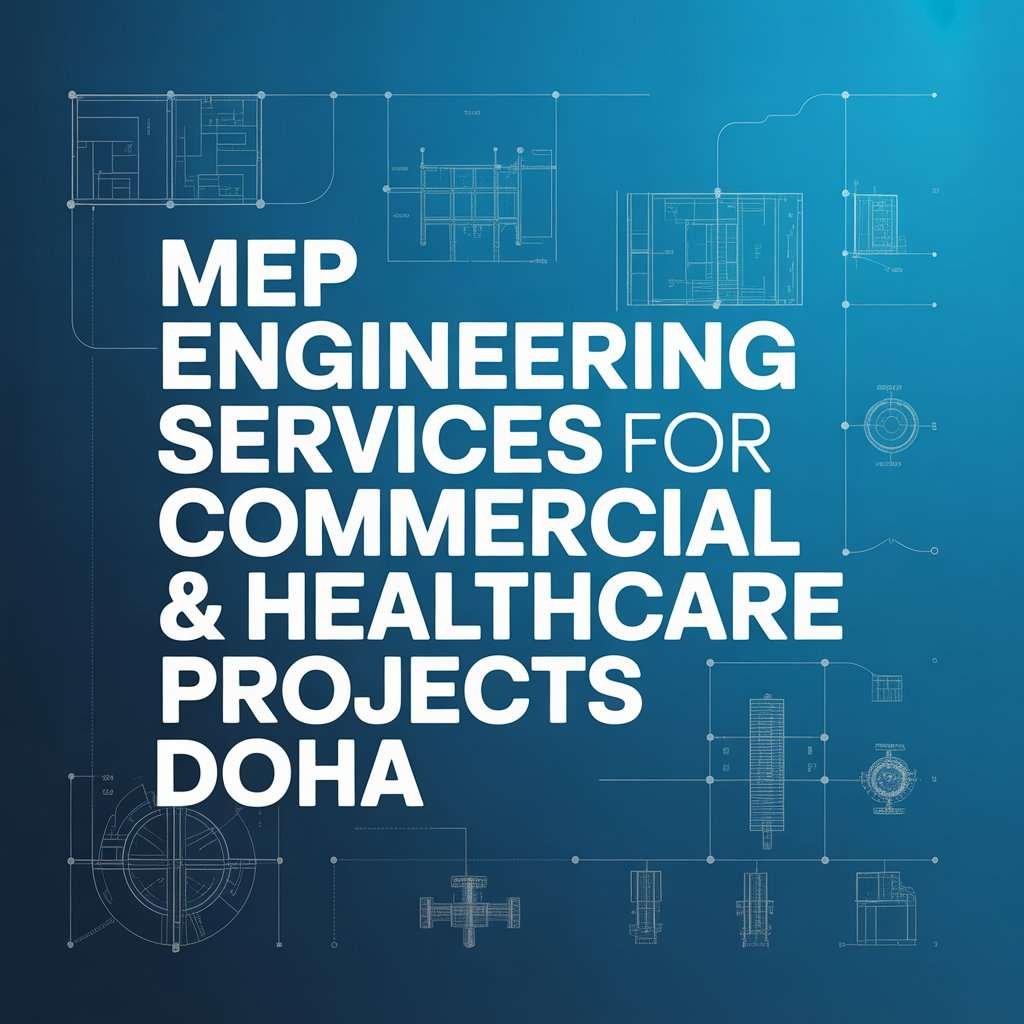 MEP engineering services for commercial and healthcare projects in Doha corporate poster